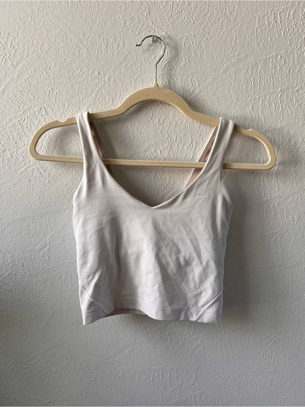 lululemon athletica Size 0 White Align Tank Top Cropped Sports Bra